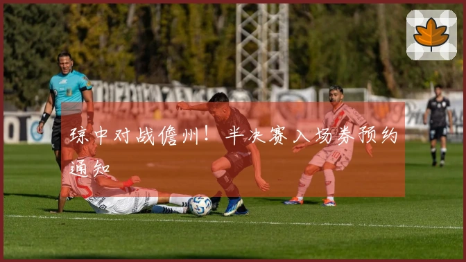 琼中对战儋州！半决赛入场券预约通知